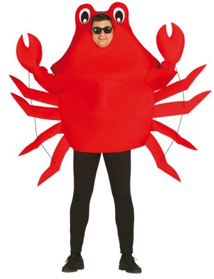 Déguisement crabe rouge adulte