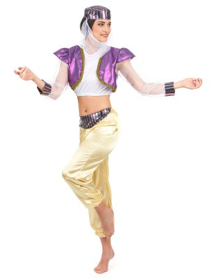 Déguisement danseuse orientale coloré femme