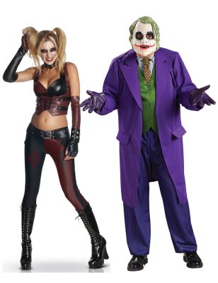 Déguisement de couple Harley Quinn et Joker