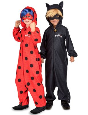 Déguisement de couple Ladybug et Chat noir Miraculous enfants