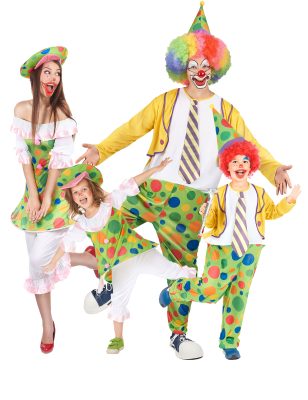 Déguisement de famille clown