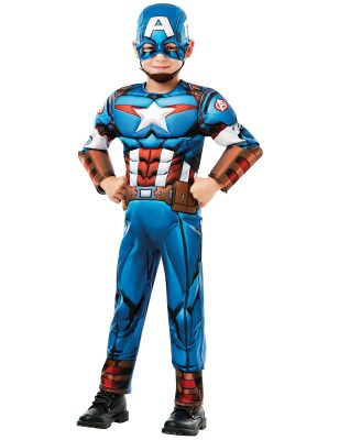 Déguisement luxe Captain America série animée garçon