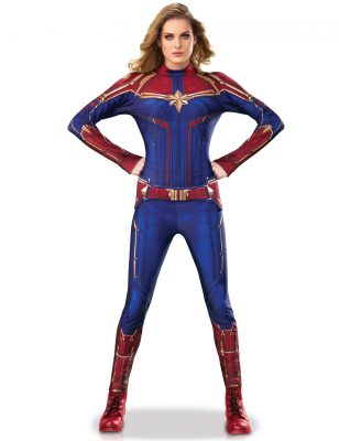 Déguisement luxe Captain Marvel femme