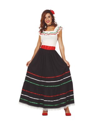 Déguisement mexicaine longue femme