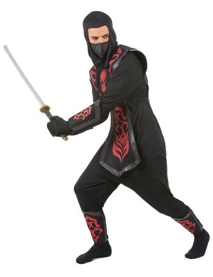 Déguisement ninja effet feutrine homme