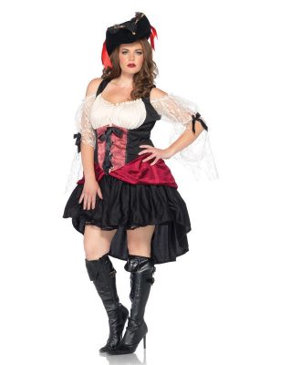 Déguisement pirate baroque sexy grande taille femme