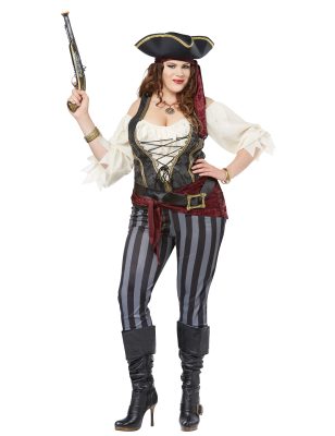 Déguisement pirate grande taille luxe femme