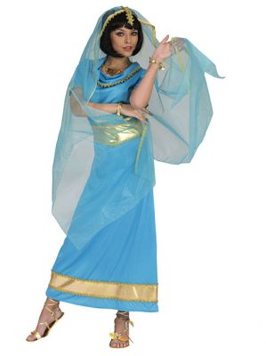 Déguisement princesse Bollywood bleue femme