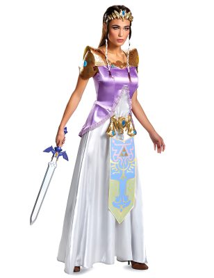 Déguisement princesse Zelda deluxe femme