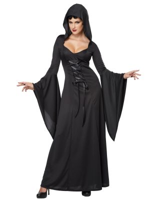 Déguisement sorcière noire pour femme Halloween