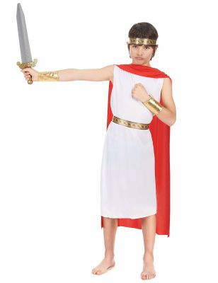 Déguisement romain à cape garçon
