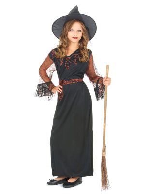 Déguisement sorcière noir fille Halloween
