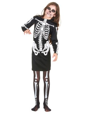 Déguisement squelette fille Halloween