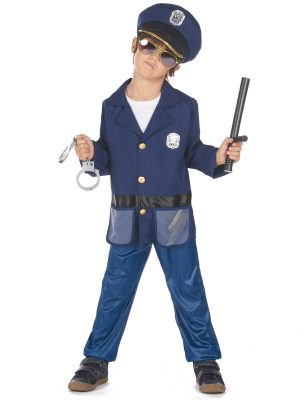 Déguisement avec accessoires policier enfant