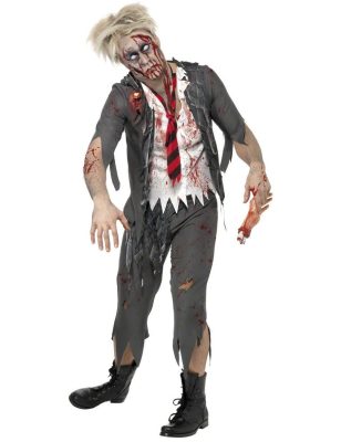 Déguisement zombie écolier homme Halloween