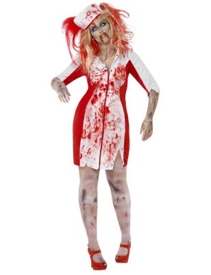 Déguisement zombie infirmière grande taille femme Halloween