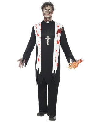 Déguisement zombie religieux homme Halloween