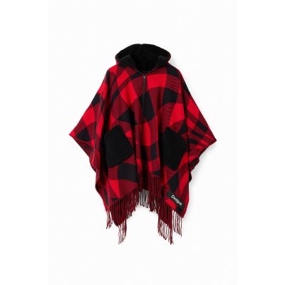 Poncho femme Desigual Checkys Arenal
