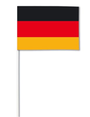 Drapeau papier Allemagne 14 x 21 cm