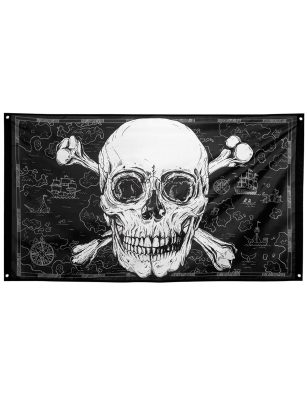 Drapeau Pirate Jolly Roger 90 x 150 cm