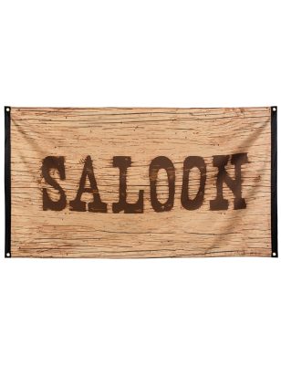 Drapeau Saloon Western Wild West 90 x 150 cm