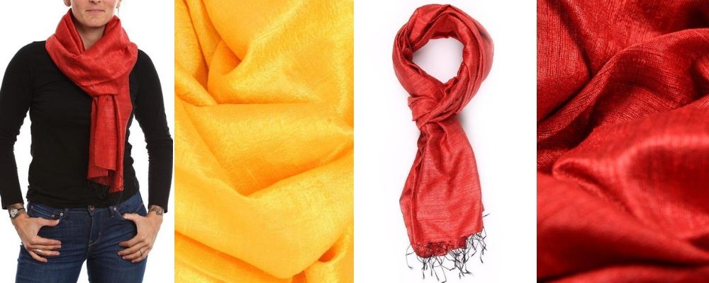 cadeau femme : offrir une écharpe en soie