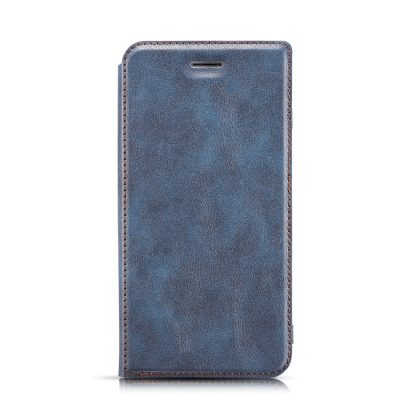 Mobigear Slim Wallet - Coque Apple iPhone 11 Etui - Bleu