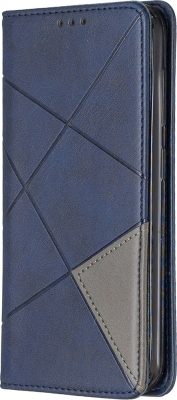 Mobigear Rhombus Slim - Coque Nokia 4.2 Etui - Bleu