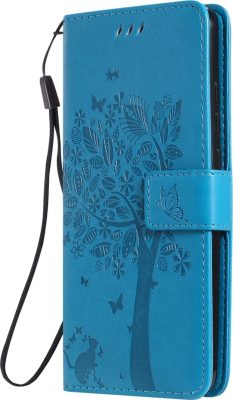 Mobigear Tree - Coque Xiaomi Mi 9T Pro Etui Portefeuille - Bleu