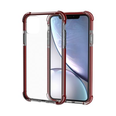 Mobigear Full Bumper - Coque Apple iPhone 11 Pro Max Coque Arrière Rigide Antichoc - Transparent / Marron