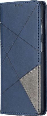 Mobigear Rhombus Slim - Coque Samsung Galaxy S21 Etui - Bleu