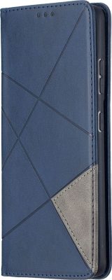 Mobigear Rhombus Slim - Coque Samsung Galaxy S21 Ultra Etui - Bleu