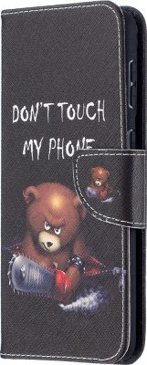 Mobigear Design - Coque Samsung Galaxy S21 Plus Etui Portefeuille - Do Not Touch