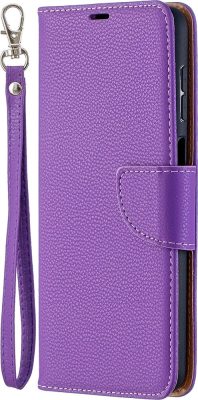 Mobigear Excellent - Coque Samsung Galaxy A12 Etui Portefeuille - Violet