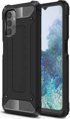 Mobigear Outdoor - Coque Samsung Galaxy A32 5G Coque Arrière Rigide Antichoc - Noir