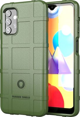 Mobigear Rugged Shield - Coque Samsung Galaxy A32 5G Coque arrière en TPU Souple - Vert