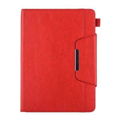 Mobigear Luxury - Coque Apple iPad 8 (2020) Etui + Porte-crayon - Rouge