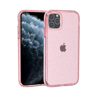 Mobigear Glitter - Coque Apple iPhone 11 Pro Coque Arrière Rigide Antichoc - Rose