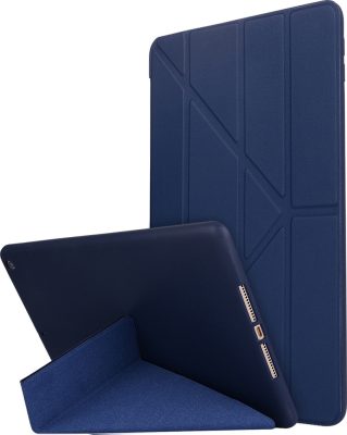 Mobigear Origami - Coque Apple iPad 9 (2021) Etui - Bleu