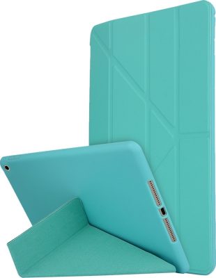 Mobigear Origami - Coque Apple iPad 8 (2020) Etui - Turquoise