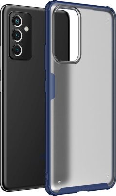 Mobigear Shockproof - Coque Samsung Galaxy A82 5G Coque Arrière Rigide Antichoc - Dark Blue