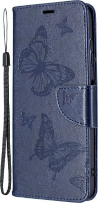 Mobigear Butterfly - Coque Nokia G20 Etui Portefeuille - Bleu