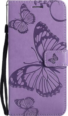 Mobigear Butterfly - Coque OPPO A94 5G Etui Portefeuille - Violet
