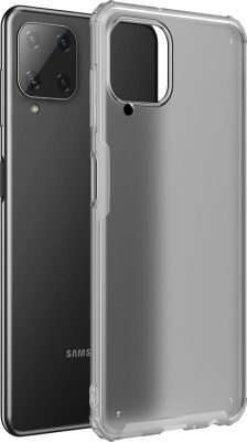 Mobigear Shockproof - Coque Samsung Galaxy A22 4G Coque Arrière Rigide Antichoc - Transparent