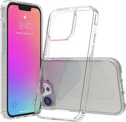 Mobigear Crystal - Coque Apple iPhone 13 Pro Coque Arrière Rigide - Transparent