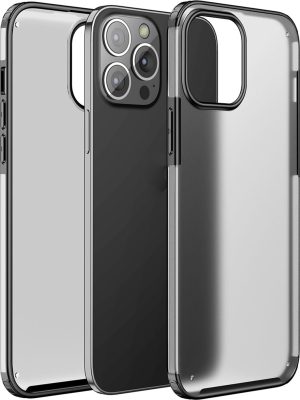 Mobigear Shockproof - Coque Apple iPhone 13 Pro Coque Arrière Rigide Antichoc - Noir