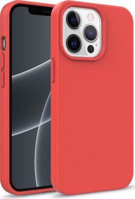Mobigear Bio - Coque Apple iPhone 13 Pro Coque arrière en Eco-Friendly - Rouge