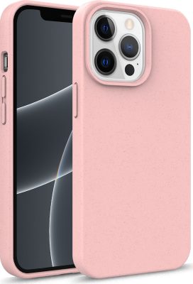 Mobigear Bio - Coque Apple iPhone 13 Pro Coque arrière en Eco-Friendly - Rose
