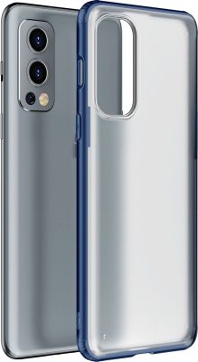 Mobigear Shockproof - Coque OnePlus Nord 2 Coque Arrière Rigide Antichoc - Dark Blue