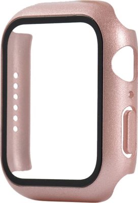 Mobigear Color - Coque Apple Watch SE (44mm) Coque Rigide - Rose doré